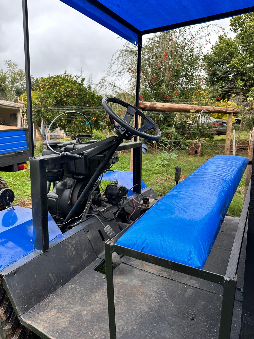 Carreta traçada e reduzida 4x4 1 pistao